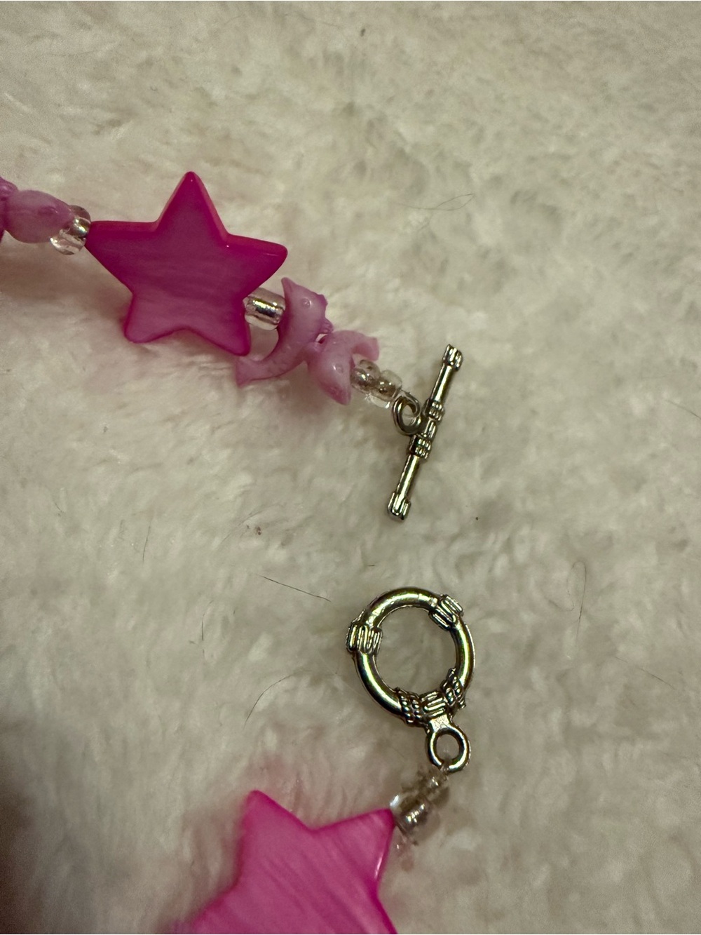 Source Unknown Pink Star Bead Bracelet - Picture 2 of 4